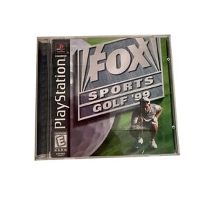 USED Fox Sports Golf '99 PlayStation 1 Complete CIB PS1 w/ Manual
